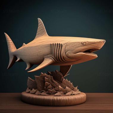 3D model Carcharhinus fitzroyensis (STL)